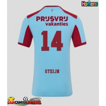 Camisa de Futebol Feyenoord Sem Steijn #14 Equipamento Alternativo 2025-26 Manga Curta